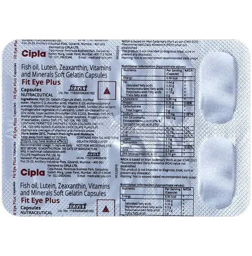 fit eye plus capsule 10's